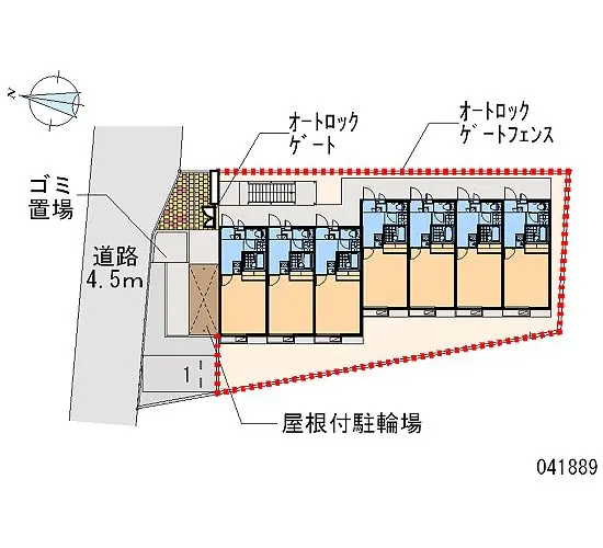 ★手数料０円★朝霞市浜崎４丁目 月極駐車場